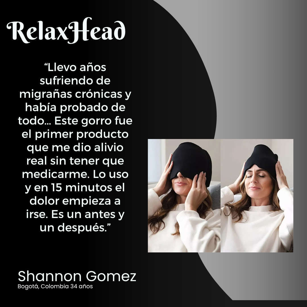 RelaxaHead (GORRO PARA MIGRAÑA)